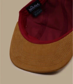 5 Panel Blank Burgundy Brown Suede -Célèbre Chapeaux Magasin 5 panel blank burgundy brown suede 3