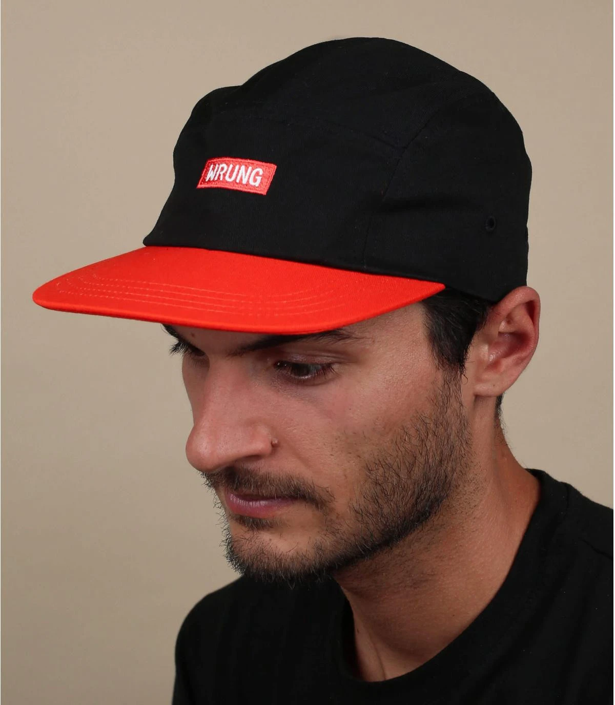 5 Panel Box black 5 Panel Box Black -Célèbre Chapeaux Magasin 5 panel box