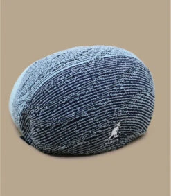 Kangol 507 Wavy Stripe Blue Tint Multi -Célèbre Chapeaux Magasin 507 wavy stripe blue tint multi 2