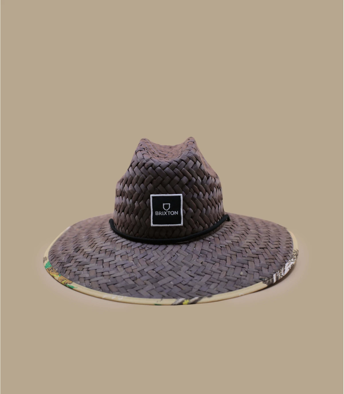 Alpha Square Sun Hat brown straw Brixton Alpha Square Sun Hat Brown Straw -Célèbre Chapeaux Magasin alpha square sun hat brown straw 1
