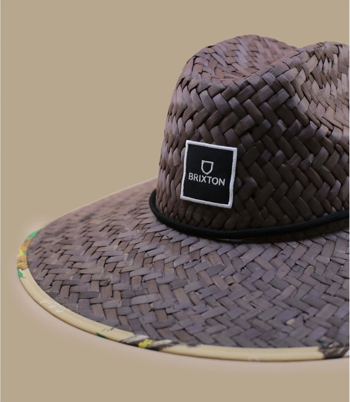 Alpha Square Sun Hat brown straw Brixton Alpha Square Sun Hat Brown Straw -Célèbre Chapeaux Magasin alpha square sun hat brown straw 2