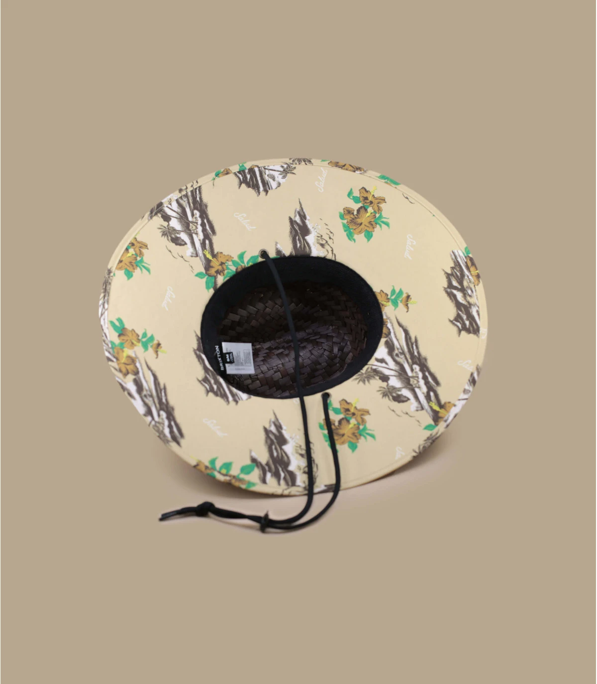 Alpha Square Sun Hat brown straw Brixton Alpha Square Sun Hat Brown Straw -Célèbre Chapeaux Magasin alpha square sun hat brown straw 3