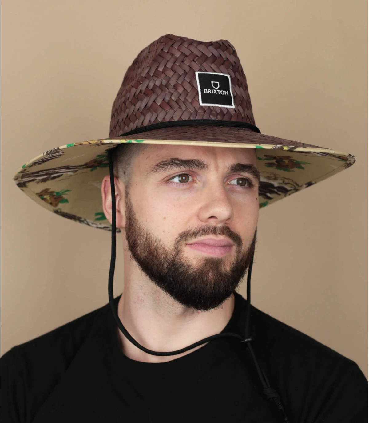 Alpha Square Sun Hat brown straw Brixton Alpha Square Sun Hat Brown Straw -Célèbre Chapeaux Magasin alpha square sun hat brown straw