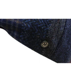 Angelo Patchwork Bleu -Célèbre Chapeaux Magasin angelo patchwork bleugavroche20laine20rayures20bleu
