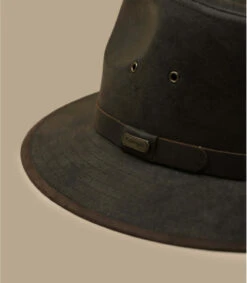 Auckland Cuir Veilli Chocolat -Célèbre Chapeaux Magasin auckland cuir veilli chocolat 3