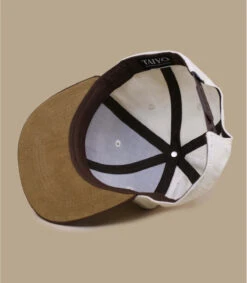Badge Logo Snapback Beige -Célèbre Chapeaux Magasin badge logo snapback beige 3