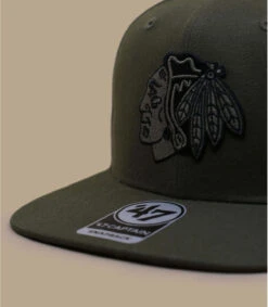 '47 BRAND Ballpark Camo Captain Blackhawks Sandalwood -Célèbre Chapeaux Magasin ballpark camo captain blackhawks sandalwood 2