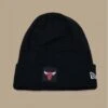 NEW ERA Beanie Team Cuff Bulls Black -Célèbre Chapeaux Magasin beanie team cuff bulls black