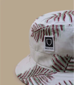 Brixton Beta Packable Bucket Aloha Off White -Célèbre Chapeaux Magasin beta packable bucket aloha off white 2