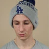 NEW ERA Bobble Knit LA Gray 2 NEW ERA Bobble Knit LA Gray -Célèbre Chapeaux Magasin bobble knit la graybonnet20Dodgers20gris20pompon20Bobble20Knit20LA20gray