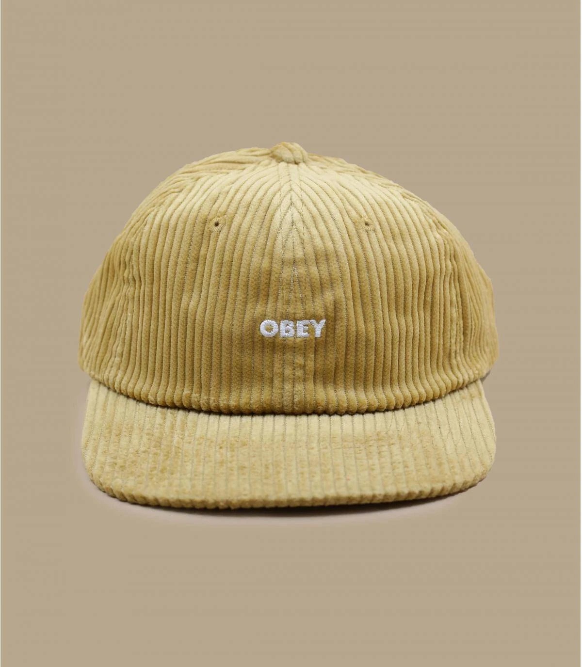 Bold Cord Strapback khaki OBEY Bold Cord Strapback Khaki -Célèbre Chapeaux Magasin bold cord strapback khaki 1
