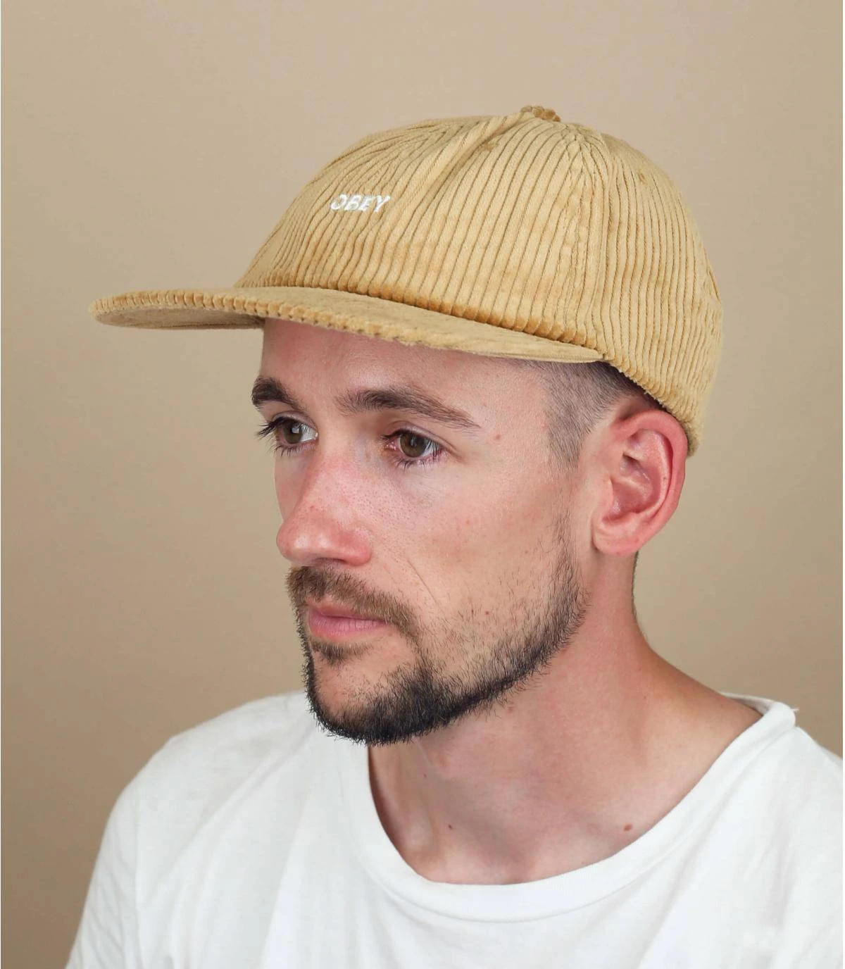 Bold Cord Strapback khaki OBEY Bold Cord Strapback Khaki -Célèbre Chapeaux Magasin bold cord strapback khaki