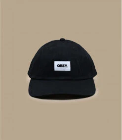 OBEY Bold Label Organic 6 Panel Black 3 OBEY Bold Label Organic 6 Panel Black -Célèbre Chapeaux Magasin bold label organic 6 panel blackBold20Label20Organic20620Panel20black20Obey