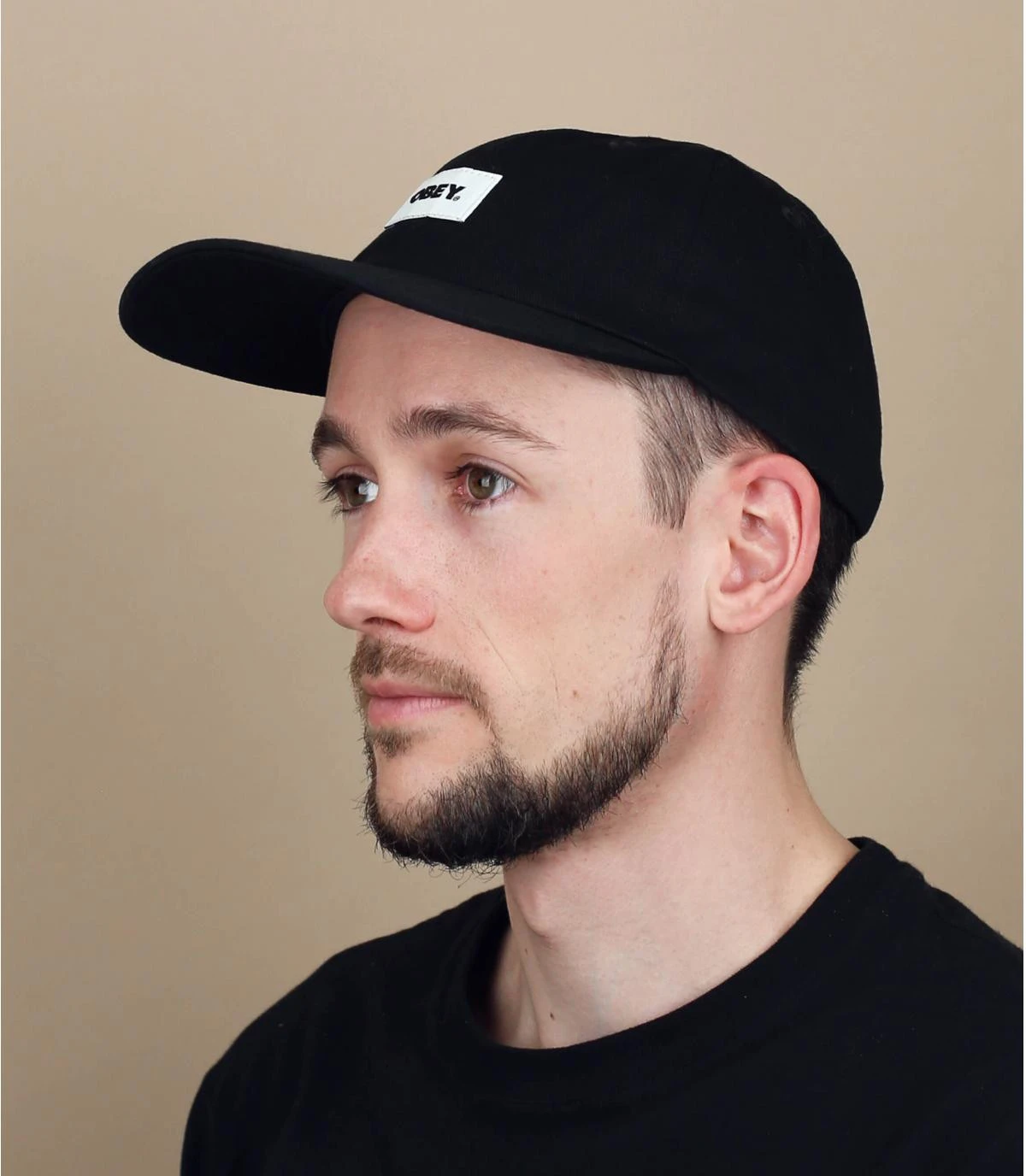 Bold Label Organic 6 Panel black OBEY Bold Label Organic 6 Panel Black -Célèbre Chapeaux Magasin bold label organic 6 panel blackcasquette20Obey20noir20bio20Bold20Label20Organic20620Panel20black