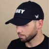 OBEY Bold Strapback Black 2 OBEY Bold Strapback Black -Célèbre Chapeaux Magasin bold strapback black