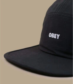 OBEY Bold Tech Camp Black -Célèbre Chapeaux Magasin bold tech camp black 2