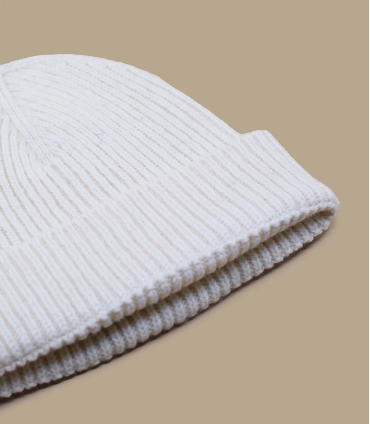 Bonnet fabriqué en France Laine recyclée ecru Bonnet Fabriqué En France Laine Recyclée Ecru -Célèbre Chapeaux Magasin bonnet fabrique en france laine recyclee ecru 2