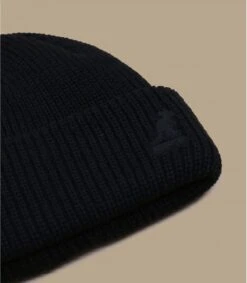 Kangol Cardinal 2 Way Beanie Black -Célèbre Chapeaux Magasin cardinal 2 way beanie black 2