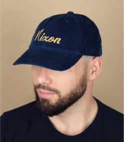NIXON Casquette Capitol Navy Gold