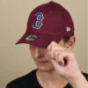 NEW ERA Casquette Kids League Ess 940 Boston Maroon -Célèbre Chapeaux Magasin casquette kids league ess 940 boston maroon