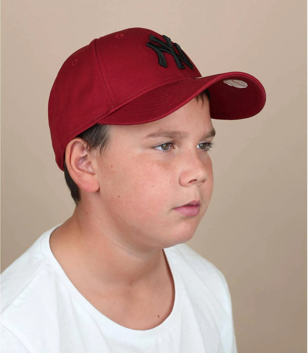 Casquette Kids League Ess NY Hot red black NEW ERA Casquette Kids League Ess NY Hot Red Black -Célèbre Chapeaux Magasin casquette kids league ess ny hot red black
