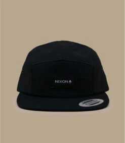 NIXON Casquette Mikey 5 Panel Black -Célèbre Chapeaux Magasin casquette mikey 5 panel black 1