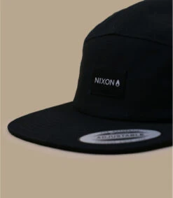 NIXON Casquette Mikey 5 Panel Black -Célèbre Chapeaux Magasin casquette mikey 5 panel black 2