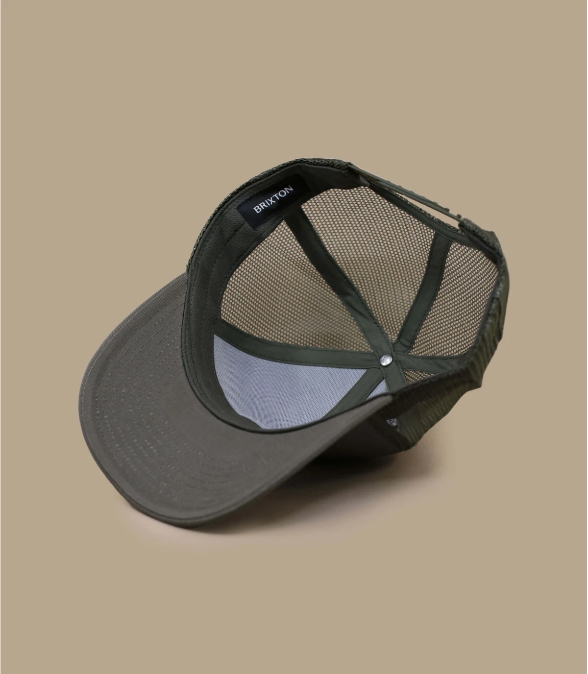 Casquette Rival Stamp Trucker olive surplus Brixton Casquette Rival Stamp Trucker Olive Surplus -Célèbre Chapeaux Magasin casquette rival stamp trucker olive surplus 5