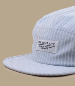 Casquette Stripe 5 Panel Blue 4 Casquette Stripe 5 Panel Blue -Célèbre Chapeaux Magasin casquette stripe 5 panel blue 2