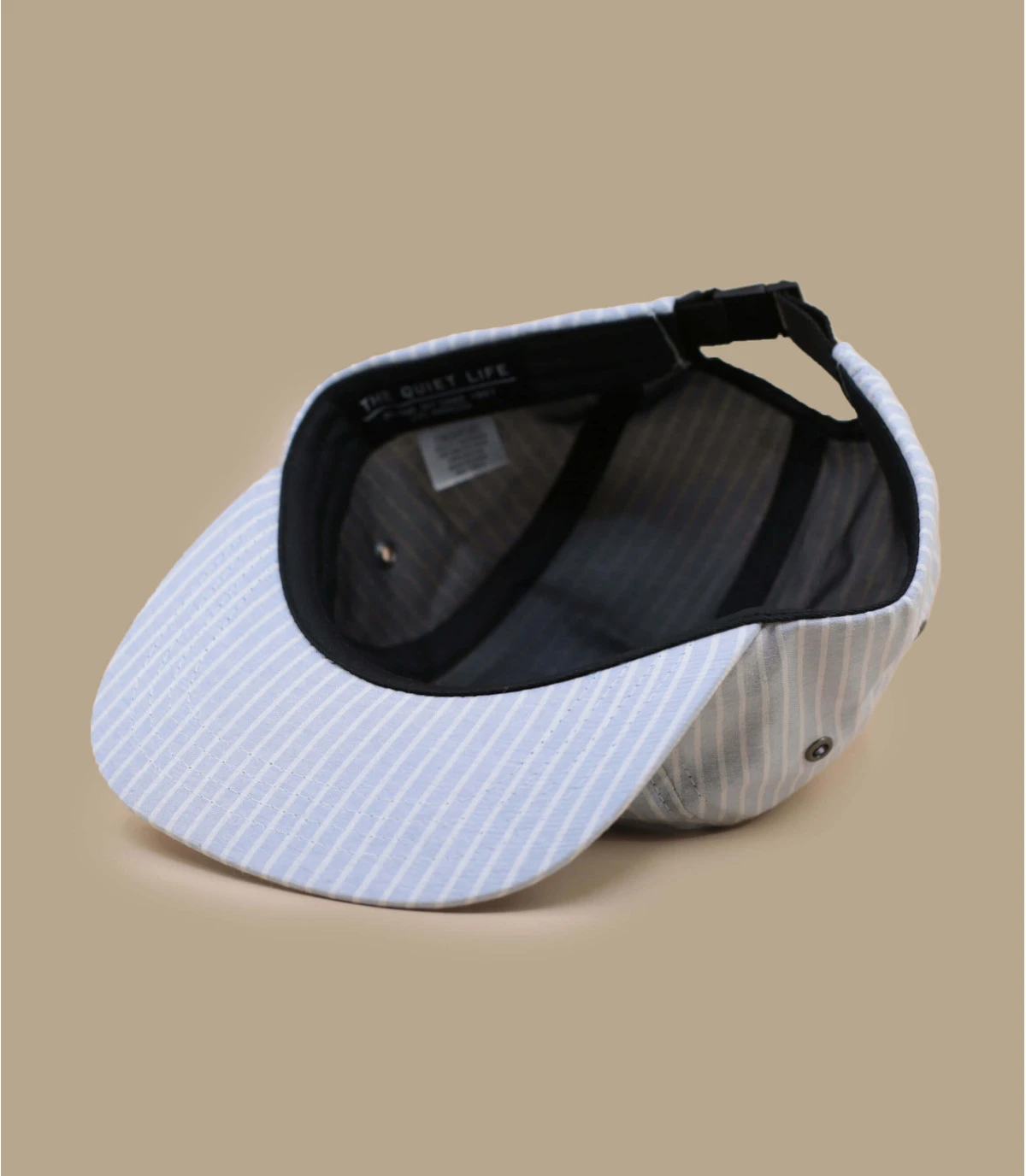 Casquette Stripe 5 Panel blue Casquette Stripe 5 Panel Blue -Célèbre Chapeaux Magasin casquette stripe 5 panel blue 5