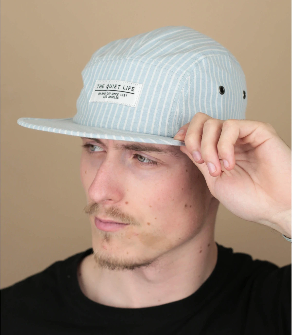 Casquette Stripe 5 Panel blue Casquette Stripe 5 Panel Blue -Célèbre Chapeaux Magasin casquette stripe 5 panel blue