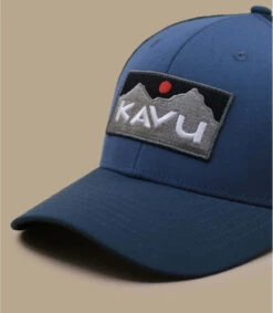 KAVU Casquette Trucker Above Standard Vintage Blue -Célèbre Chapeaux Magasin casquette trucker above standard vintage blue 2