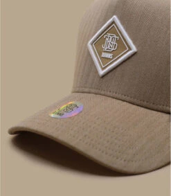 Casquette Trucker HFT Fine Herringbone Camel -Célèbre Chapeaux Magasin casquette trucker hft fine herringbone camel 2