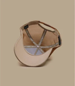Casquette Trucker HFT Fine Herringbone Camel -Célèbre Chapeaux Magasin casquette trucker hft fine herringbone camel 5