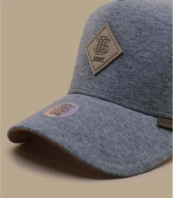 Casquette Trucker HFT Jersey Patch Grey Heather -Célèbre Chapeaux Magasin casquette trucker hft jersey patch grey heather 2