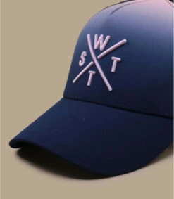 WATTS Casquette Trucker Tokyo Deep Dye Old Pink -Célèbre Chapeaux Magasin casquette trucker tokyo deep dye old pink 2