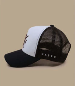 WATTS Casquette Trucker Tribe Solid White Caramel -Célèbre Chapeaux Magasin casquette trucker tribe solid white caramel 3