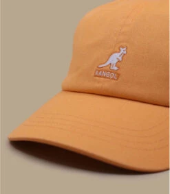 Kangol Casquette Washed Baseball Papaya Milk -Célèbre Chapeaux Magasin casquette washed baseball papaya milk 2