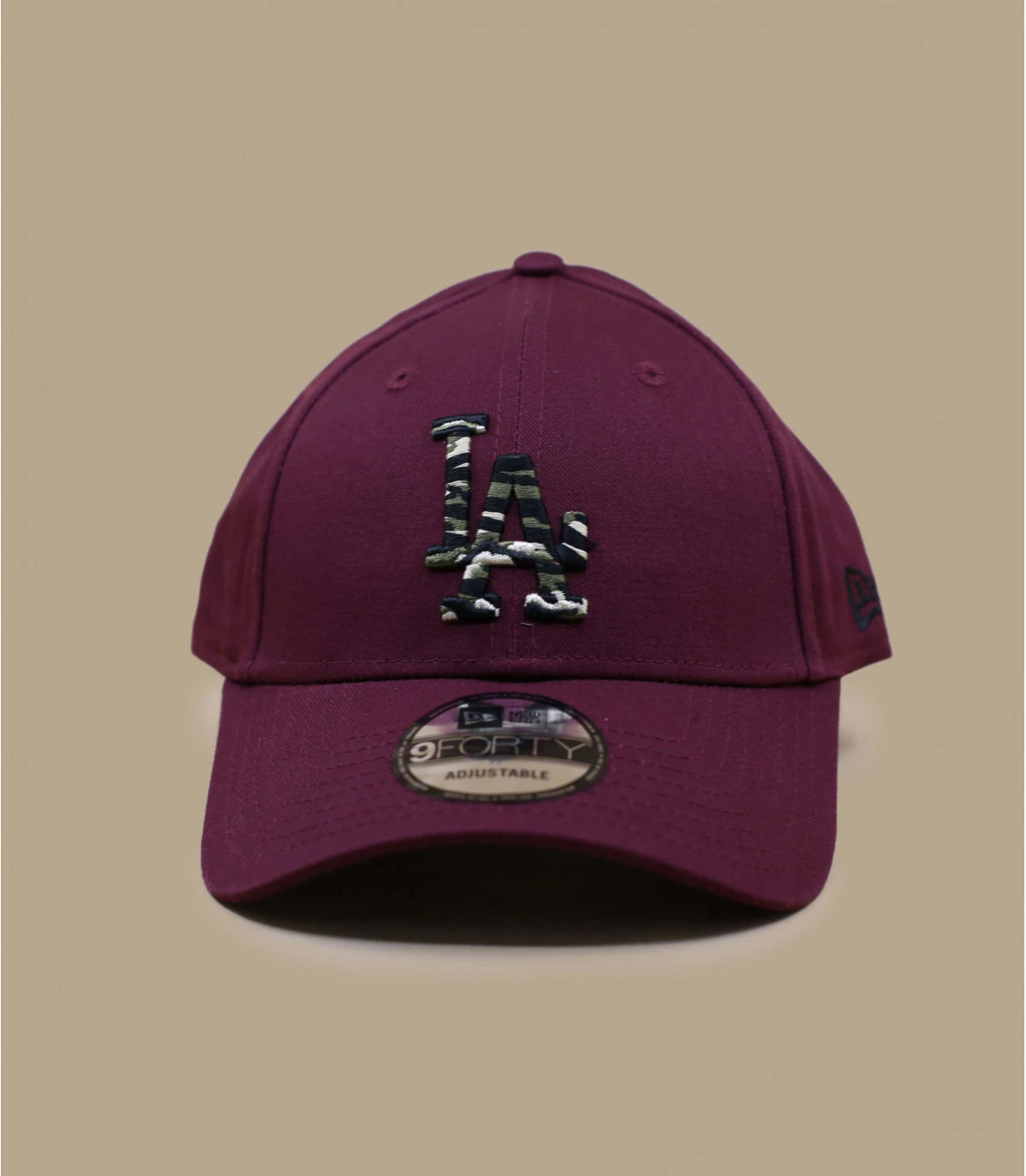 Casquette Wild Camo 940 LA maroon NEW ERA Casquette Wild Camo 940 LA Maroon -Célèbre Chapeaux Magasin casquette wild camo 940 la maroon 1