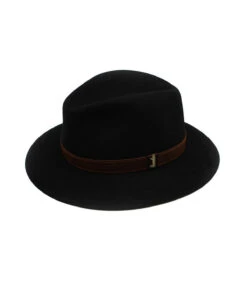 Borsalino Chapeau Feutre Lapin Noir -Célèbre Chapeaux Magasin chapeau feutre lapin noir