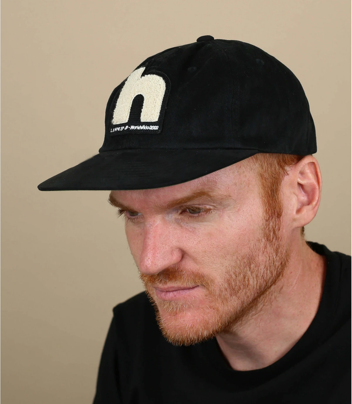 Chenille Patch 6 Panel black HUF Chenille Patch 6 Panel Black -Célèbre Chapeaux Magasin chenille patch 6 panel black