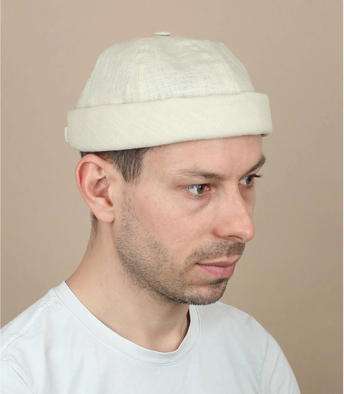 Cooper Lin sable Cooper Lin Sable -Célèbre Chapeaux Magasin cooper lin sablebonnet20docker20lin20beige20Cooper20Lin20sable