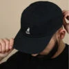 Kangol Cotton Washed Baseball Black -Célèbre Chapeaux Magasin cotton washed baseball black