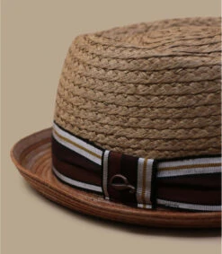 Diamond Raffia Brown -Célèbre Chapeaux Magasin diamond raffia brown 2