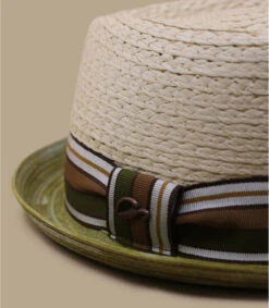 Diamond Raffia Green -Célèbre Chapeaux Magasin diamond raffia green 3