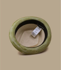 Diamond Raffia Green -Célèbre Chapeaux Magasin diamond raffia green 4