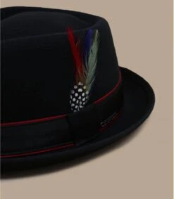 Stetson Diamond Woolfelt Cashmere Black 4 Stetson Diamond Woolfelt Cashmere Black -Célèbre Chapeaux Magasin diamond woolfelt cashmere black 2