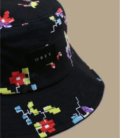 OBEY Digital Floral Bucket Black 4 OBEY Digital Floral Bucket Black -Célèbre Chapeaux Magasin digital floral bucket black 2