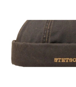 Stetson Docker CO/PE Brown 4 Stetson Docker CO/PE Brown -Célèbre Chapeaux Magasin docker co pe brownbonnet20docker20marron20coton