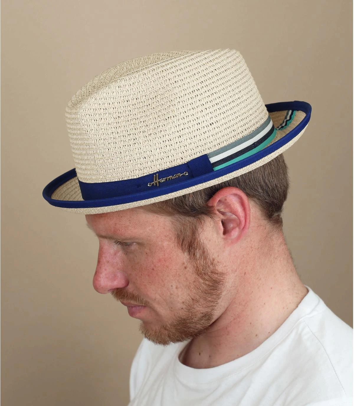 Shutter navy Shutter Navy -Célèbre Chapeaux Magasin don gun navychapeau20paille20detail20contrastan20Shutter20navy